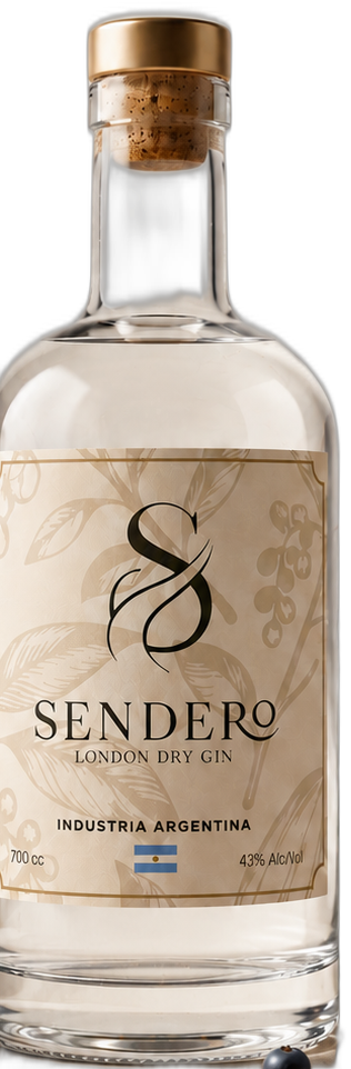 Botella de Sendero London Dry Gin